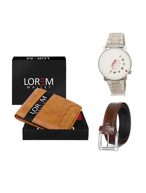 belt, wallet & watch gift combo - 19379677 - Very Small Image - 1