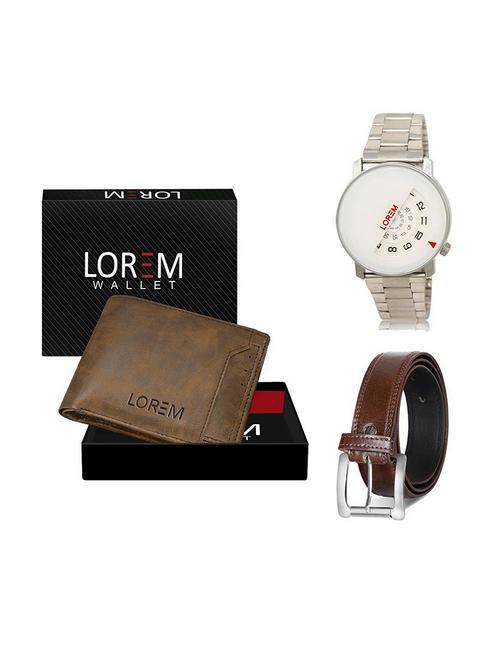 belt, wallet & watch gift combo - 19379695 - Very Small Image - 1
