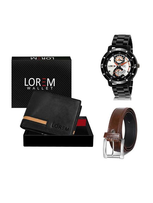 belt, wallet & watch gift combo - 19379758 - Very Small Image - 1