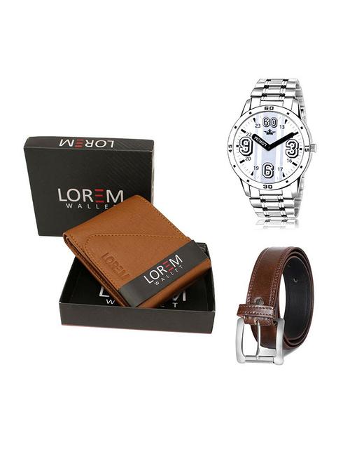 belt, wallet & watch gift combo - 19379853 - Very Small Image - 1
