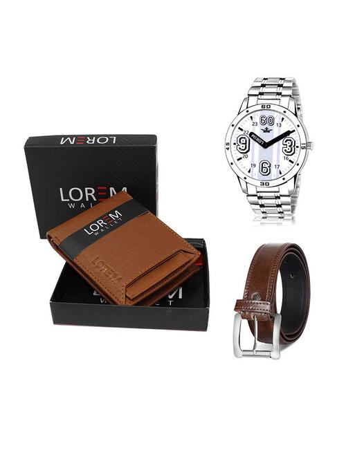 belt, wallet & watch gift combo - 19379855 - Very Small Image - 1