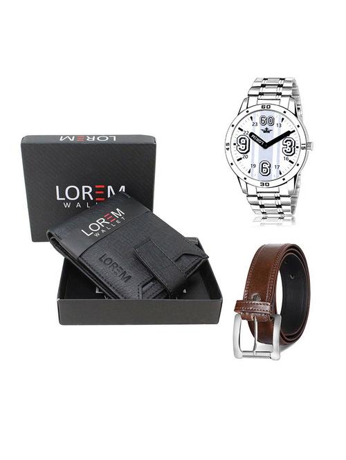 belt, wallet & watch gift combo - 19379859 - Very Small Image - 1