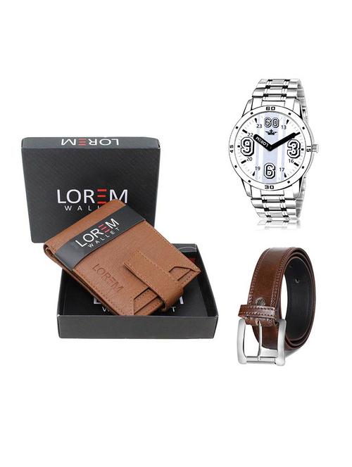 belt, wallet & watch gift combo - 19379861 - Very Small Image - 1