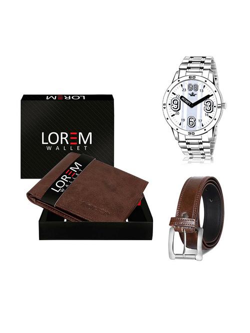 belt, wallet & watch gift combo - 19379863 - Very Small Image - 1