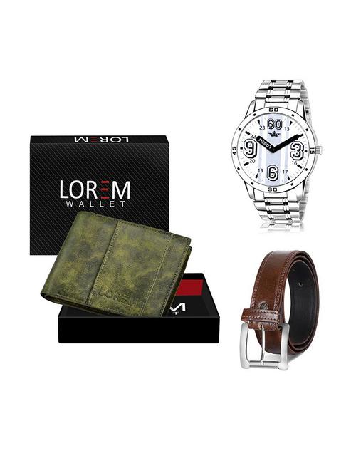belt, wallet & watch gift combo - 19379869 - Very Small Image - 1
