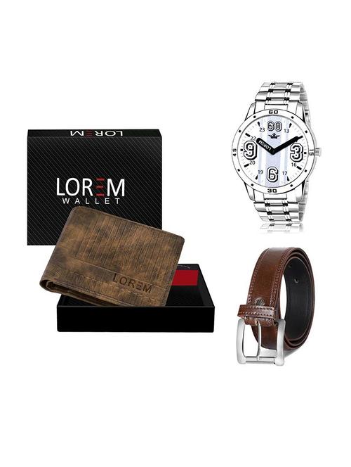 belt, wallet & watch gift combo - 19379879 - Very Small Image - 1
