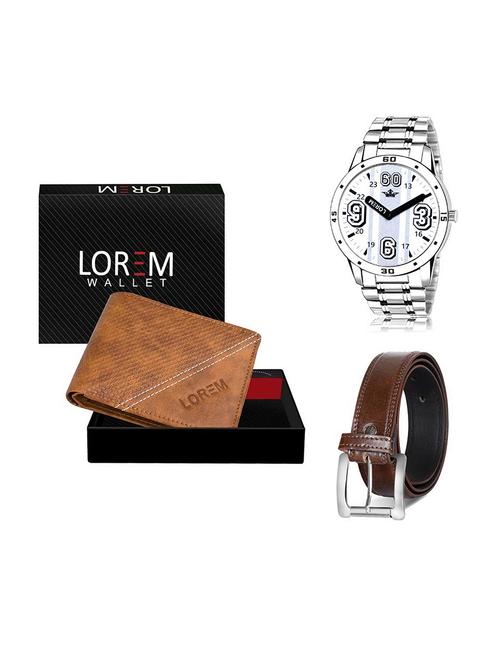 belt, wallet & watch gift combo - 19379884 - Very Small Image - 1