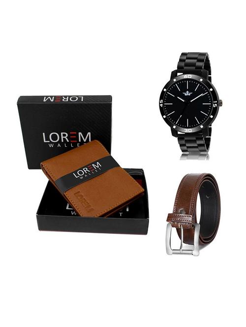 belt, wallet & watch gift combo - 19379899 - Very Small Image - 1