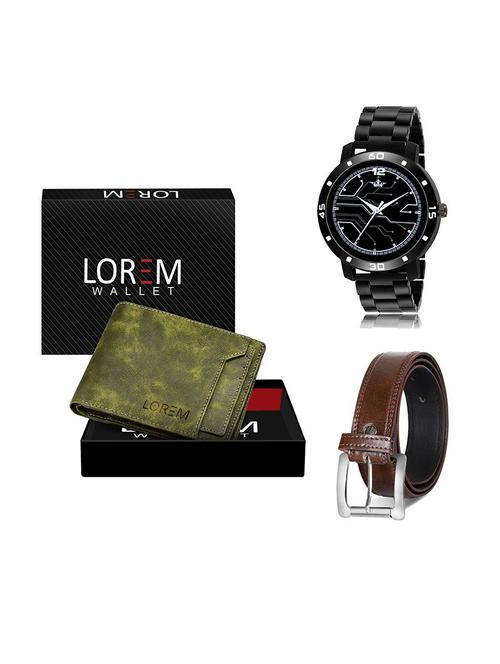 belt, wallet & watch gift combo - 19379957 - Very Small Image - 1