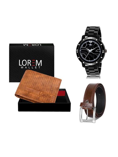 belt, wallet & watch gift combo - 19379970 - Very Small Image - 1