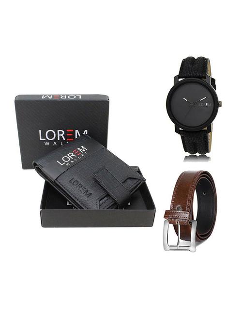 belt, wallet & watch gift combo - 19380399 - Very Small Image - 1