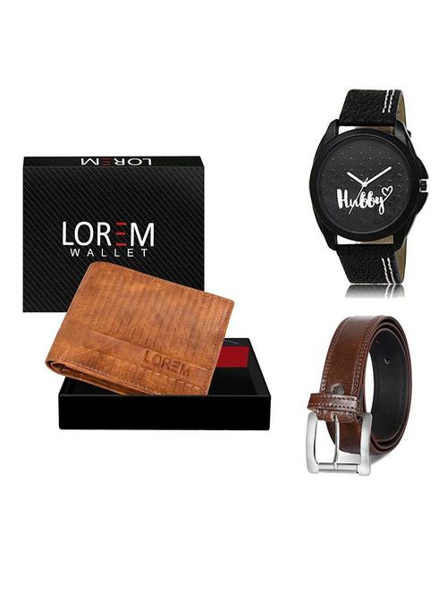 belt, wallet & watch gift combo - 19380870 - Very Small Image - 1