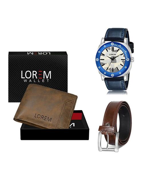 belt, wallet & watch gift combo - 19381270 - Very Small Image - 1