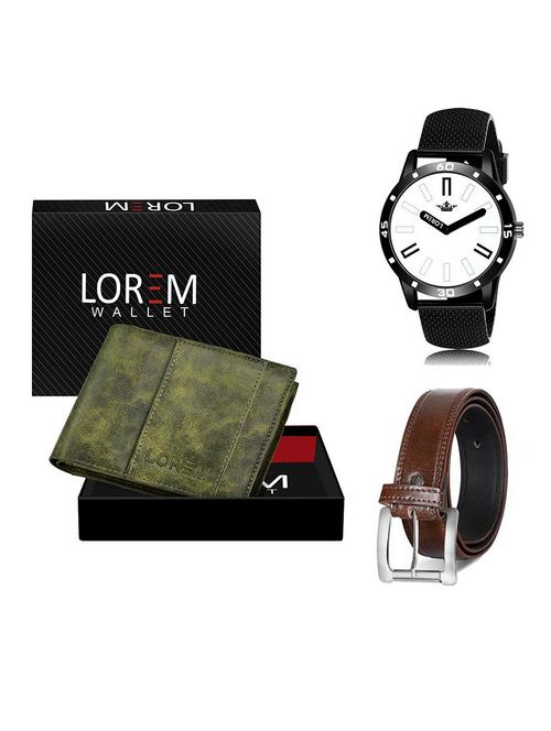 belt, wallet & watch gift combo - 19381399 - Very Small Image - 1