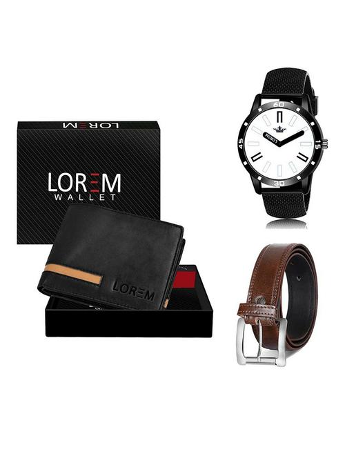 belt, wallet & watch gift combo - 19381423 - Very Small Image - 1