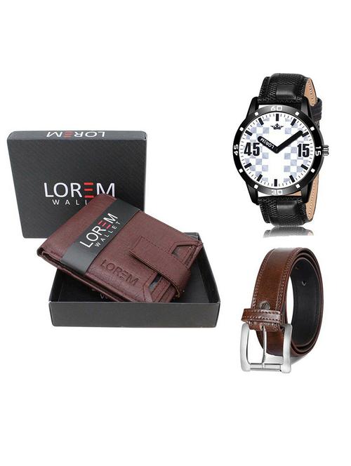 belt, wallet & watch gift combo - 19381435 - Very Small Image - 1
