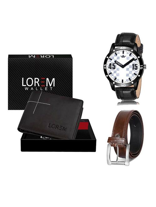 belt, wallet & watch gift combo - 19381467 - Very Small Image - 1