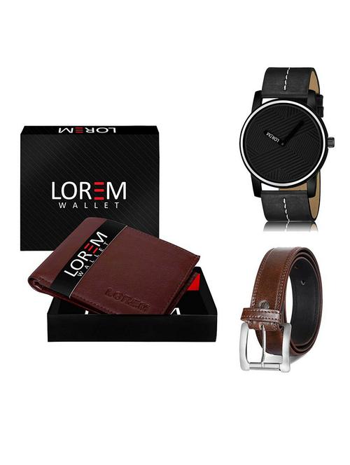 belt, wallet & watch gift combo - 19381845 - Very Small Image - 1