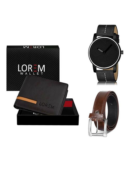belt, wallet & watch gift combo - 19381874 - Very Small Image - 1