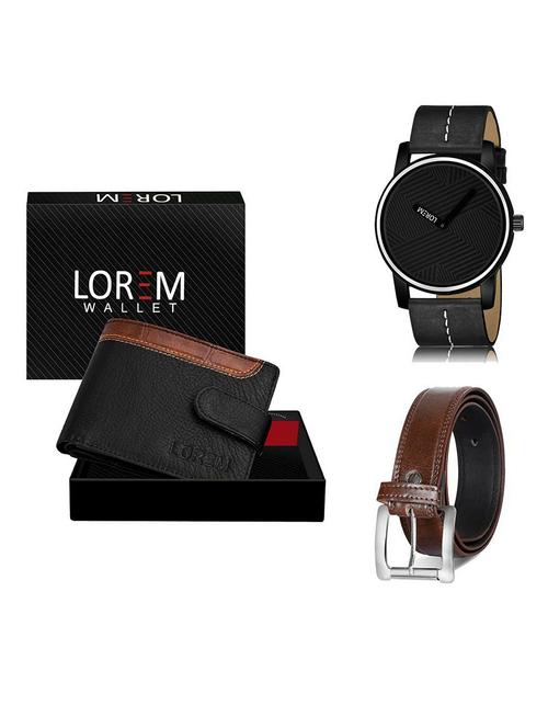 belt, wallet & watch gift combo - 19381876 - Very Small Image - 1