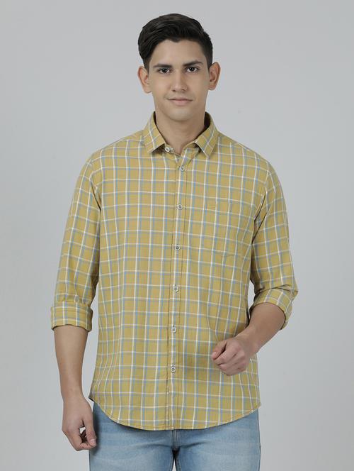 cotton checks casual shirts - 19382897 - Very Small Image - 1
