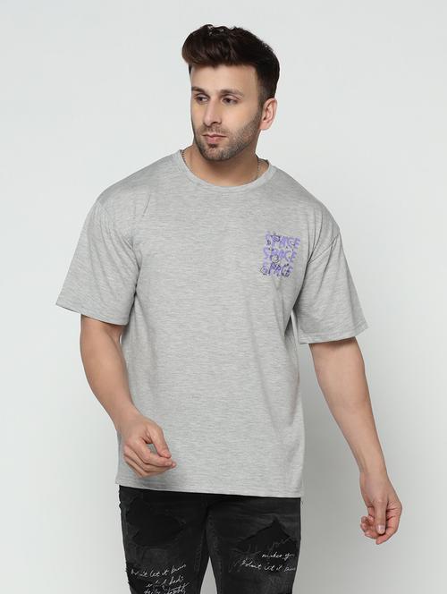 cotton blend back print t-shirts - 19382920 - Very Small Image - 1