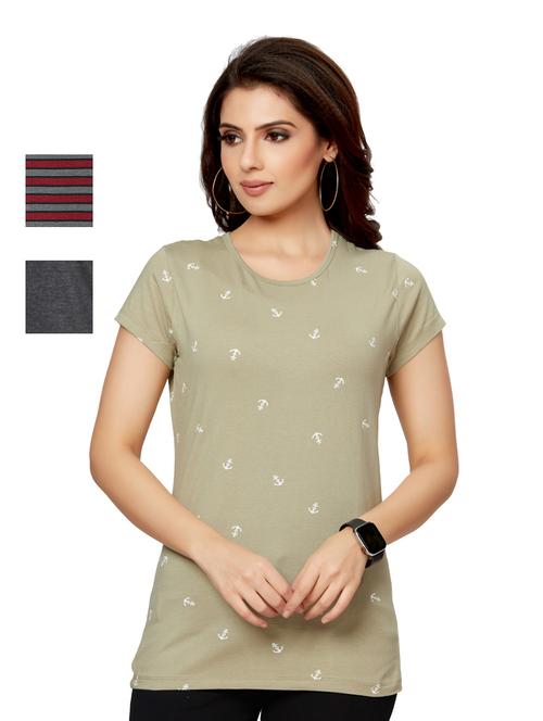 women's t-shirt combo - 19383292 - Very Small Image - 1