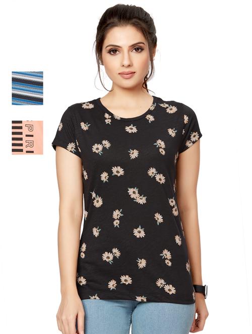 women's t-shirt combo - 19383300 - Very Small Image - 1