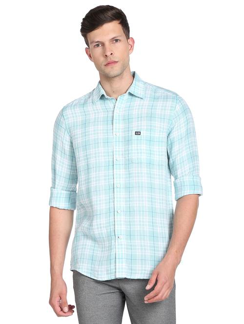 mens checks casual shirt - 19389334 - Very Small Image - 1