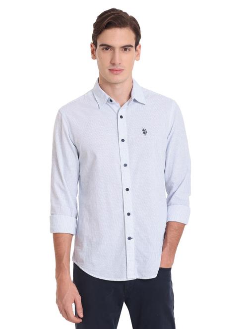 mens solid casual shirt - 19389430 - Very Small Image - 1