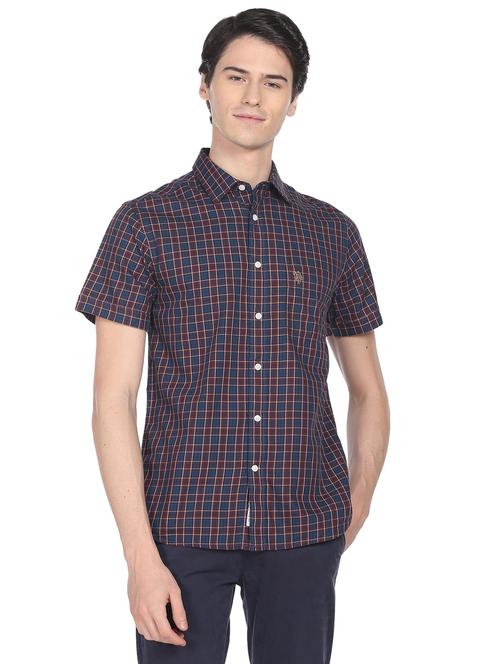 red cotton casual shirt - 19389471 - Very Small Image - 1
