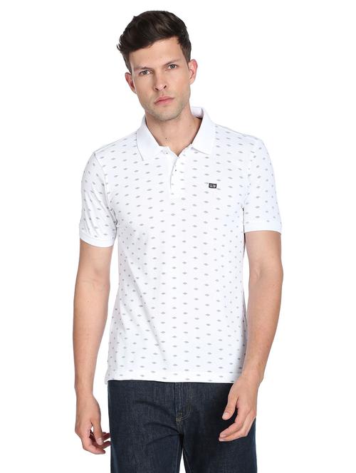 white cotton all over print tshirt - 19389654 - Very Small Image - 1