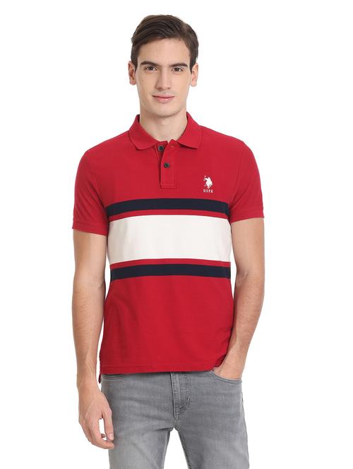 color blocked polo t-shirt - 19389703 - Very Small Image - 1