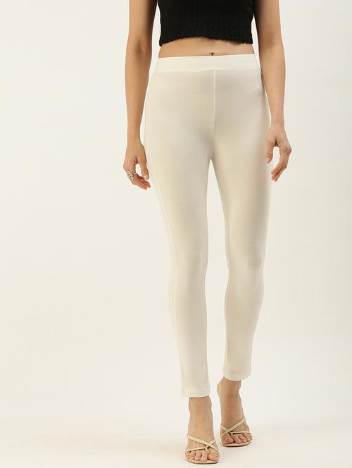 white solid legging - 19397161 - Very Small Image - 1
