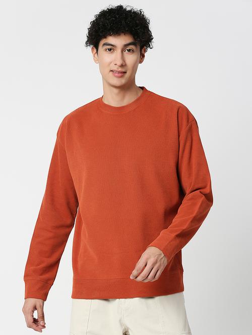 round neck solid sweatshirt - 19398407 - Very Small Image - 1