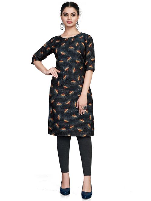 multi colored printed straight kurta - 19398444 - Very Small Image - 1