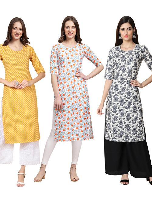 pack of 3 straight kurta - 19399390 - Very Small Image - 1