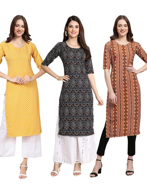 pack of 3 straight kurta - 19399391 - Very Small Image - 1