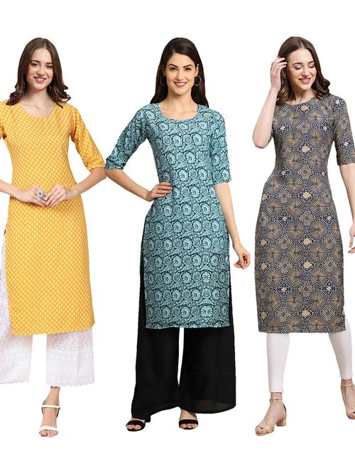 pack of 3 straight kurta - 19399392 - Very Small Image - 1