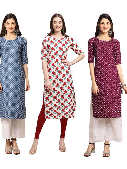 pack of 3 straight kurta - 19399415 - Very Small Image - 1