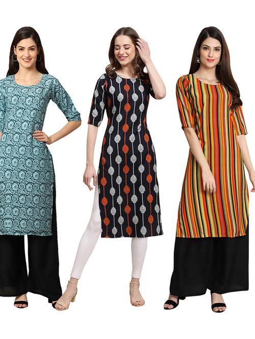 pack of 3 straight kurta - 19399432 - Very Small Image - 1