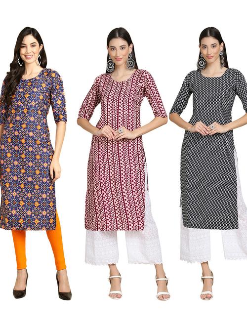 pack of 3 printed kurta - 19402488 - Very Small Image - 1