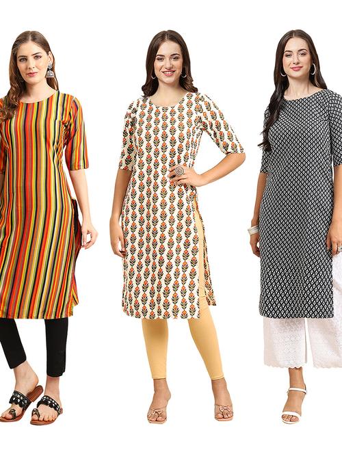 pack of 3 straight kurta - 19404168 - Very Small Image - 1