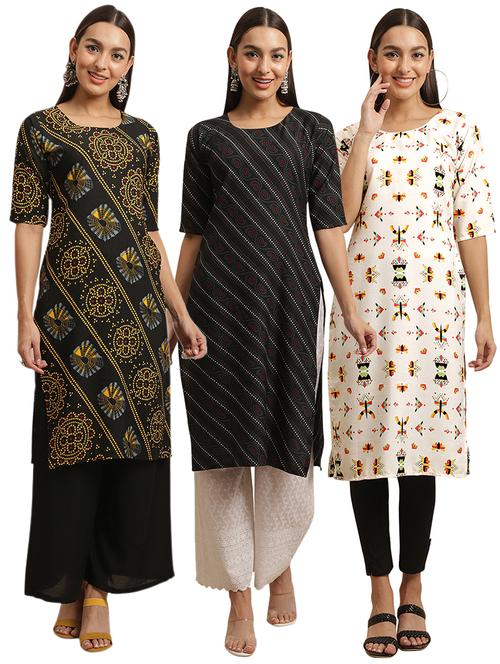 pack of 3 printed kurta - 19404998 - Very Small Image - 1