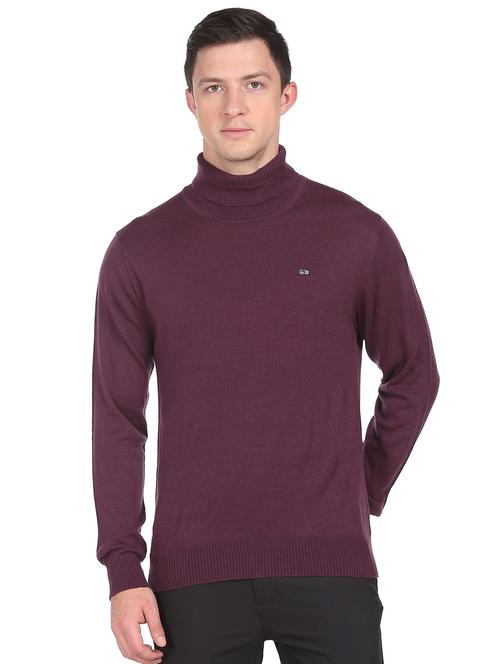 purple solid pullover - 19405405 - Very Small Image - 1