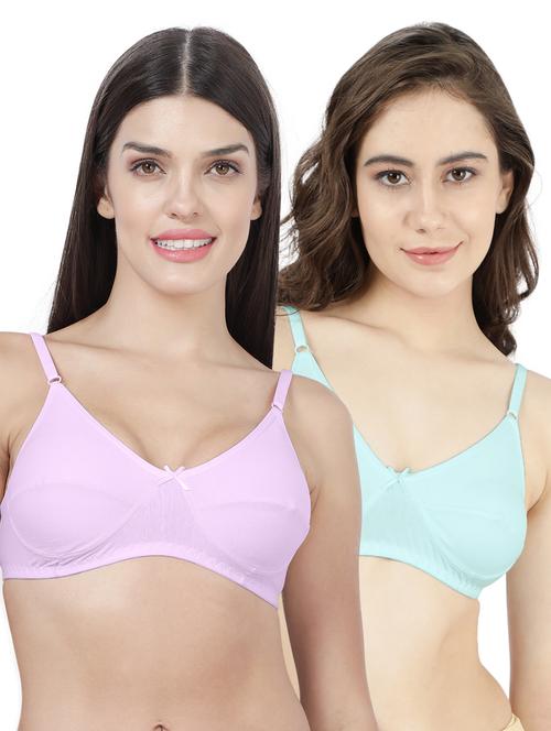 pack of 2 cotton t-shirt bra - 19407362 - Very Small Image - 1
