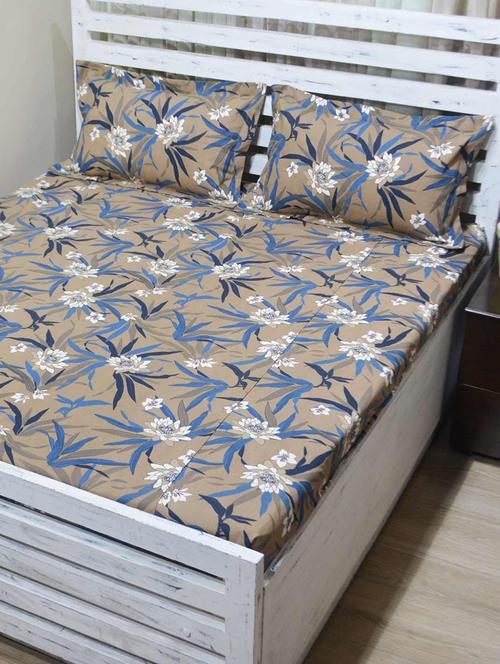 r home premium cotton printed double bed sheet with 2 pillow cover - 19407677 - Very Small Image - 1
