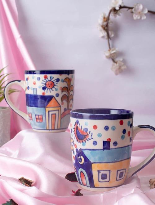 caffeine ceramic handmade family hut milk mug set of 2 - 19408649 - Very Small Image - 1