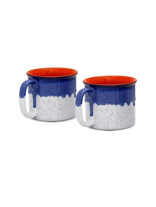 caffeine ceramic stoneware handmade blue & white studio maggie mug (set of 2) - 19408665 - Very Small Image - 1