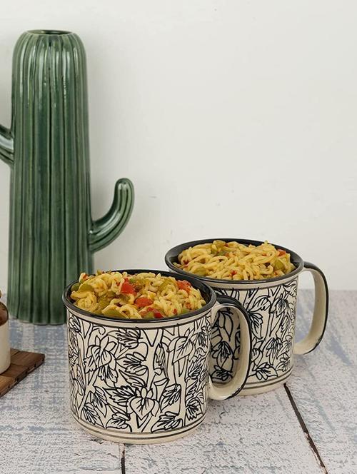 caffeine ceramic handmade black perru maggie mug (set of 2) - 19408667 - Very Small Image - 1
